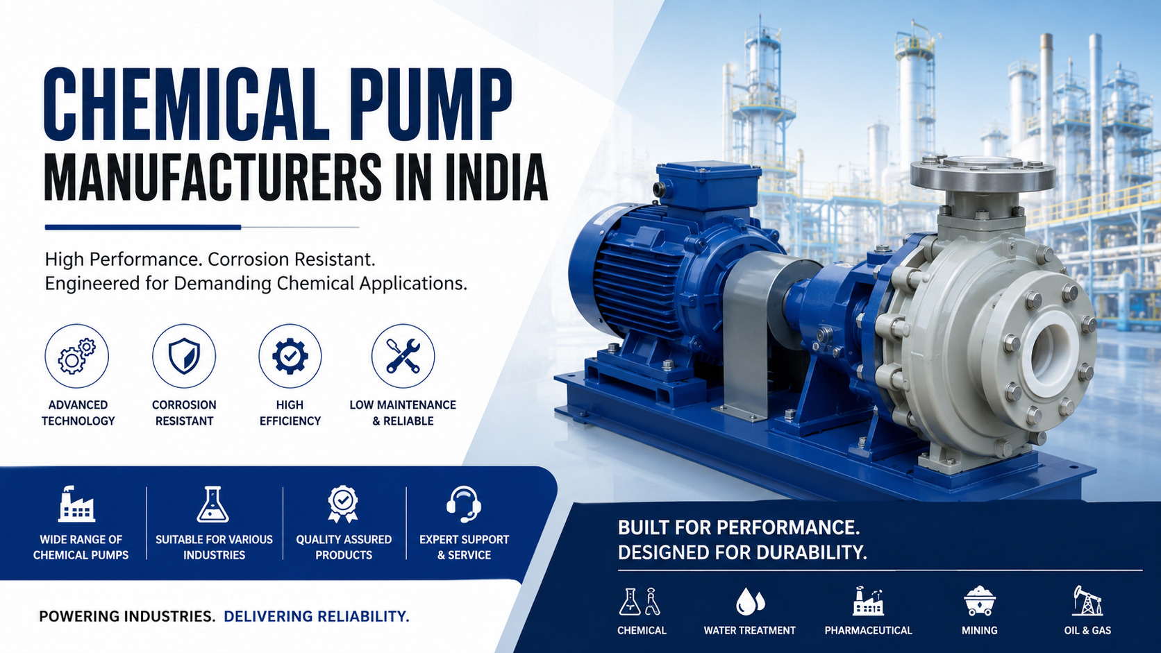 chemical pump manufacturers in india